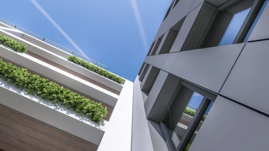 Панорамно студио среден етаж гледка море Варна Кабакум Слънчев ден