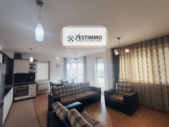 Двустаен апартамент с голяма дневна под наем ХЕИ Стадион Спартак